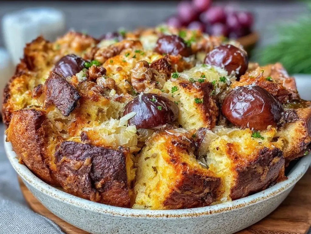 savory chestnut stuffing - featured image