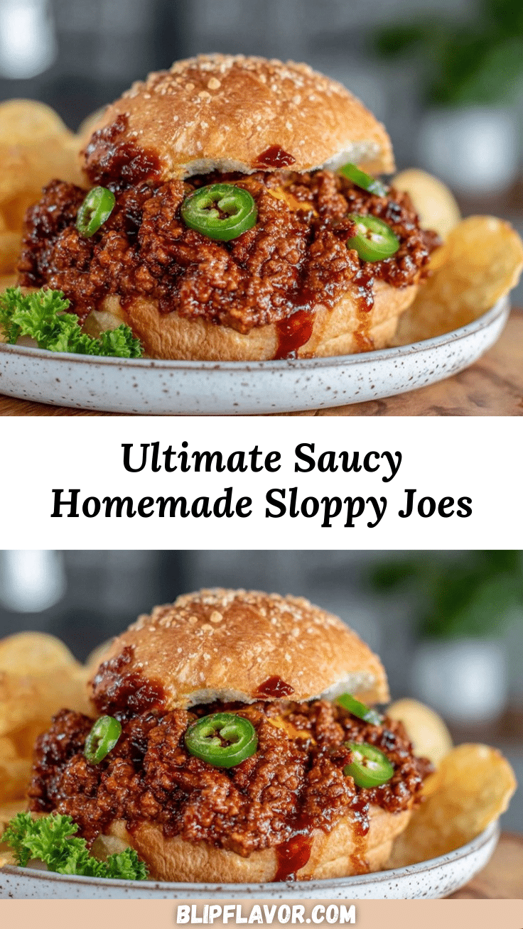 savory Sloppy Joes recipe