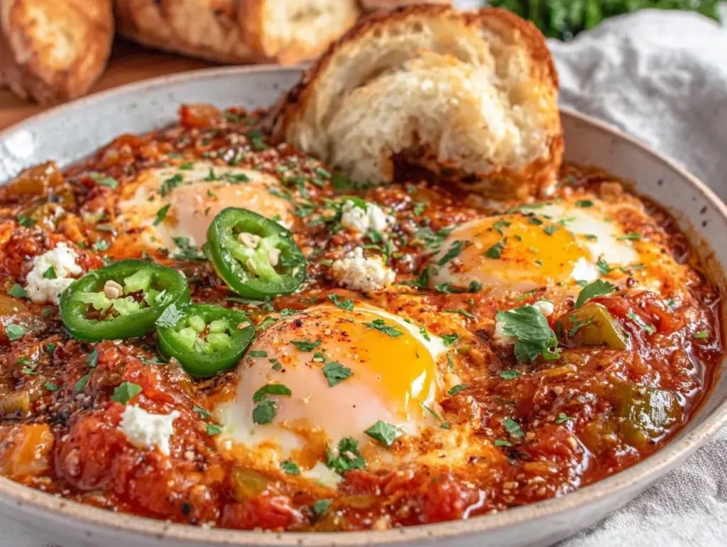 shakshuka skillet recipe - featured image