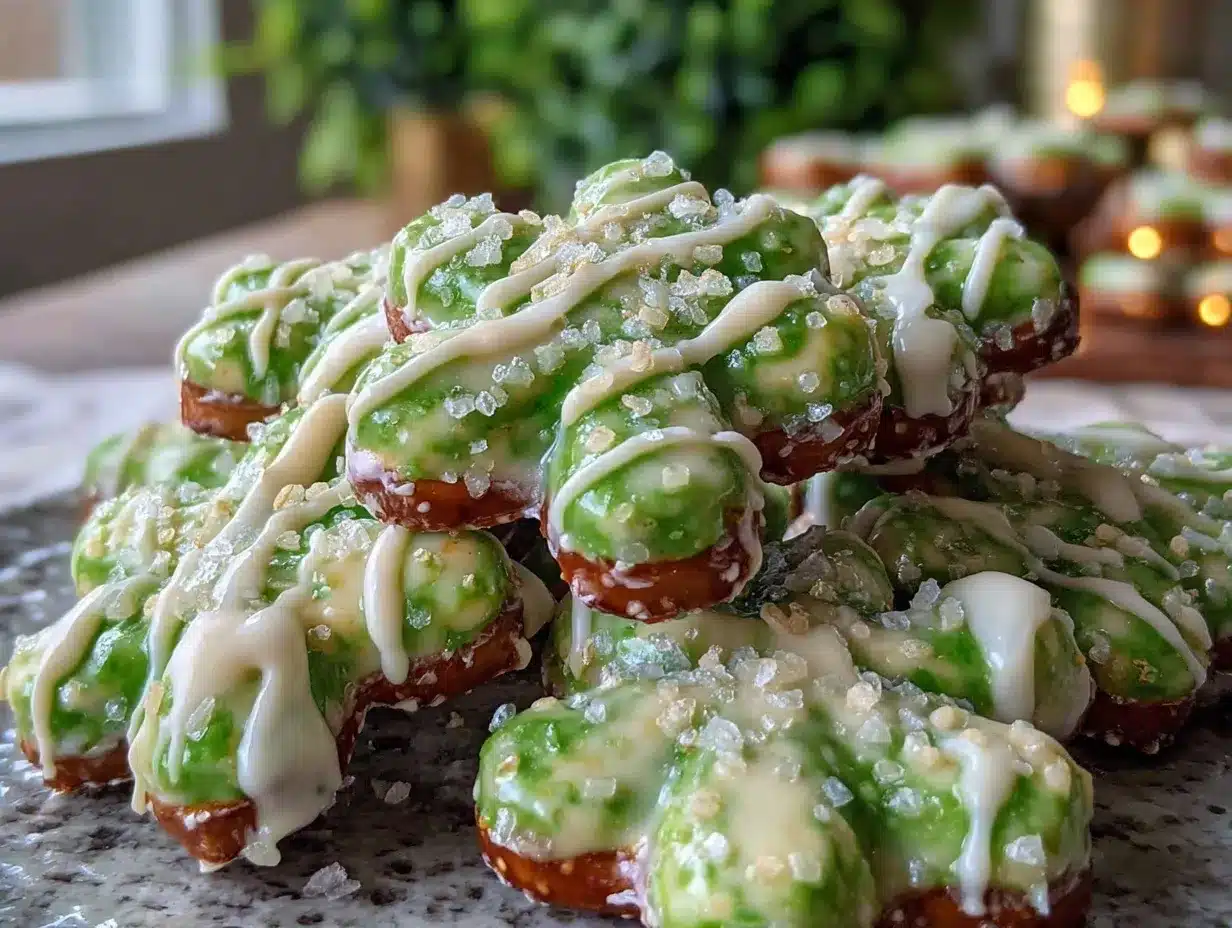 shamrock pretzels preparation steps