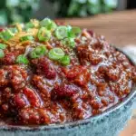 slow cooker chili recipe - featured image