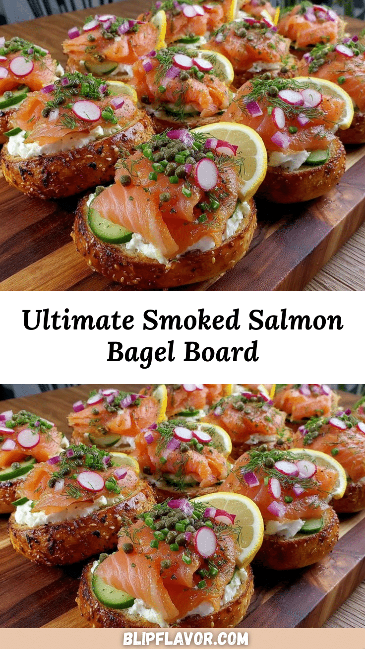 smoked salmon bagel board recipe