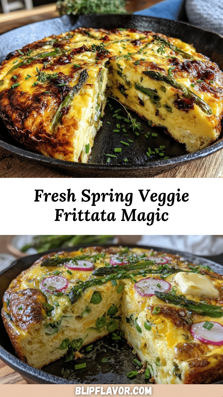 spring garden vegetable frittata recipe