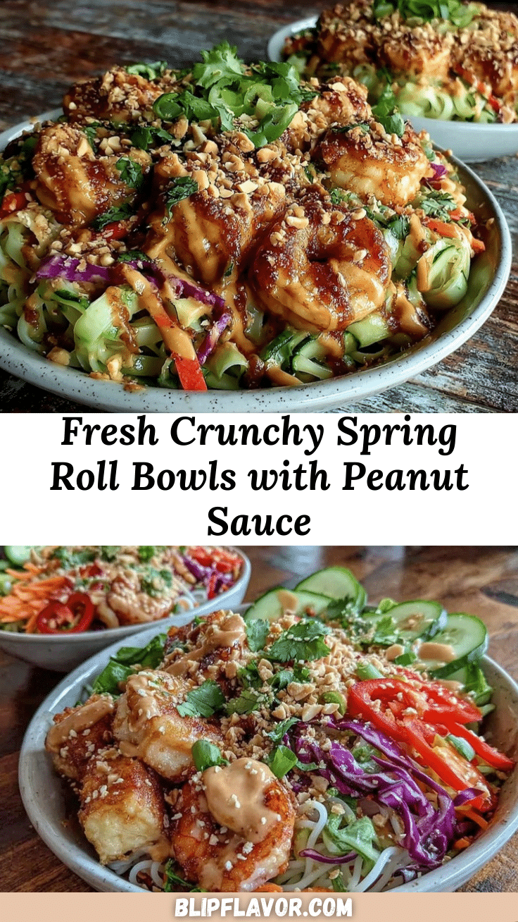 spring roll bowls recipe