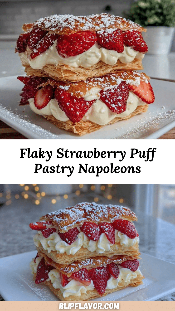 Strawberry Napoleons recipe