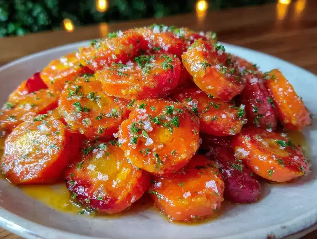 tender glazed carrots recipe - featured image