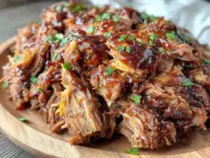 tender pulled pork recipe - featured image