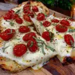 valentines flatbread recipe - featured image