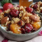 valentines granola recipe - featured image