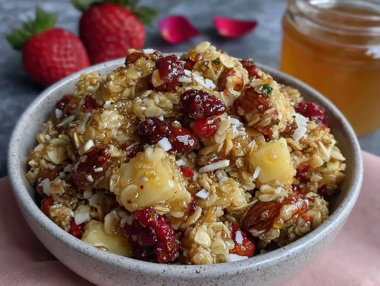 valentines granola recipe preparation steps