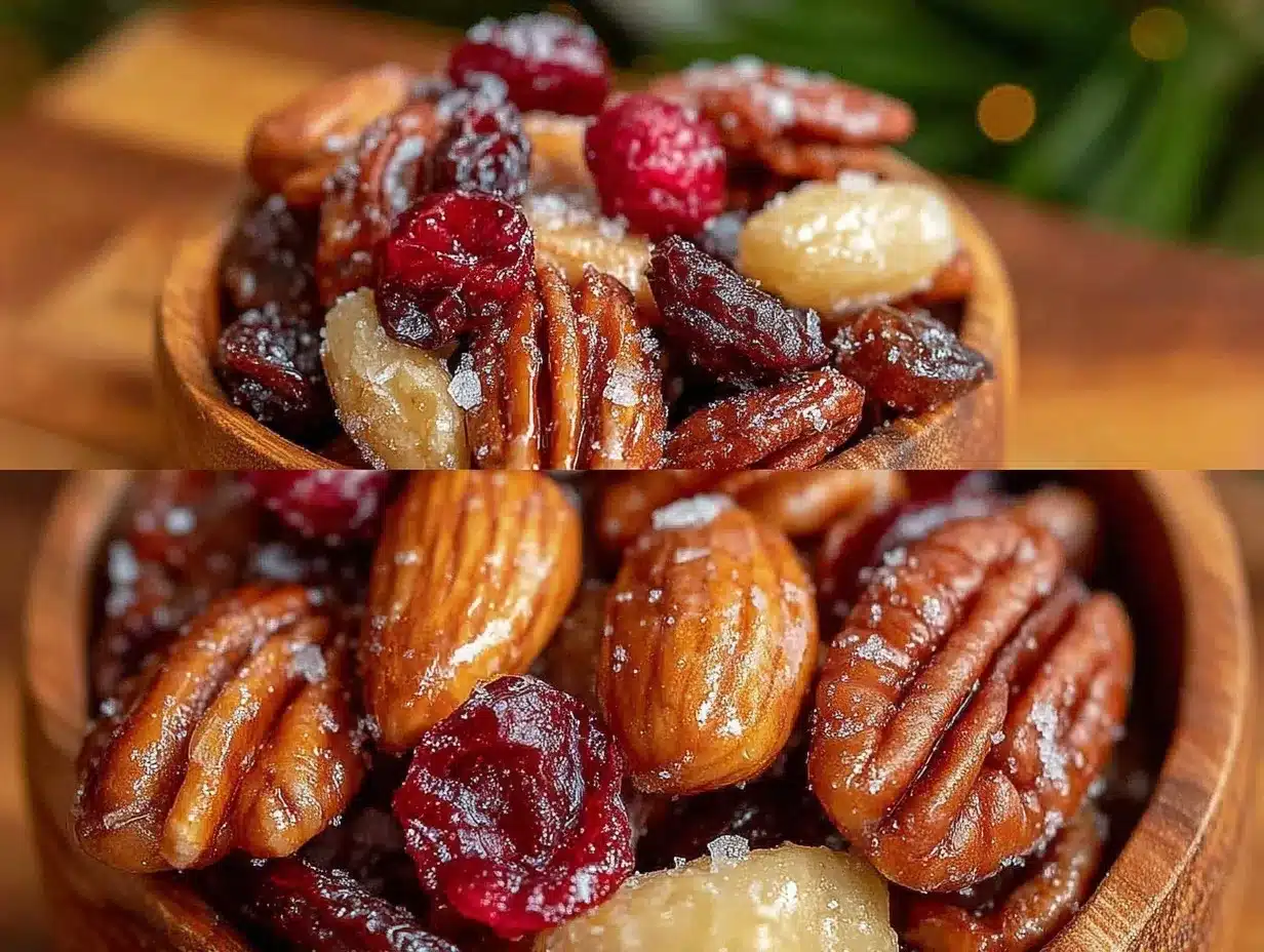 wholesome trail mix snack preparation steps