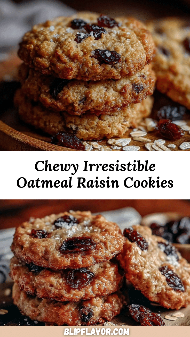 chewy oatmeal raisin cookies recipe