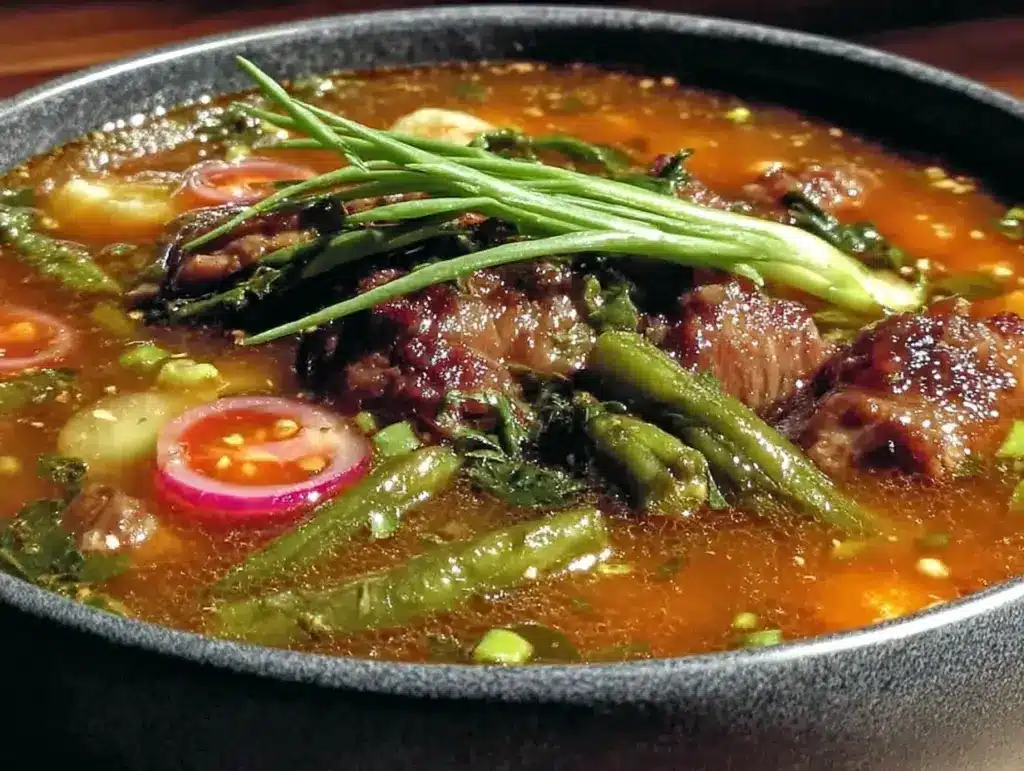 comforting sinigang soup recipe - featured image