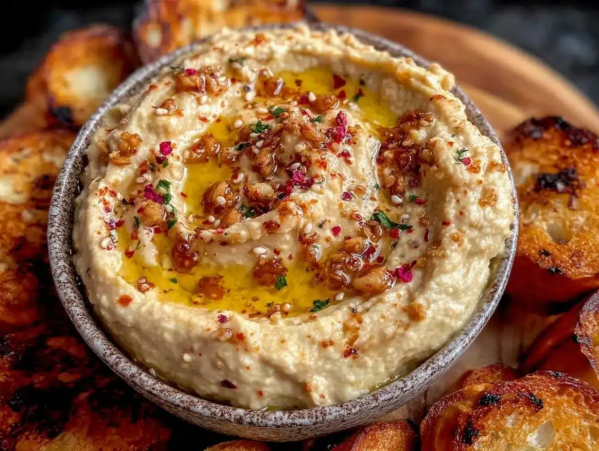 creamy baba ganoush preparation steps