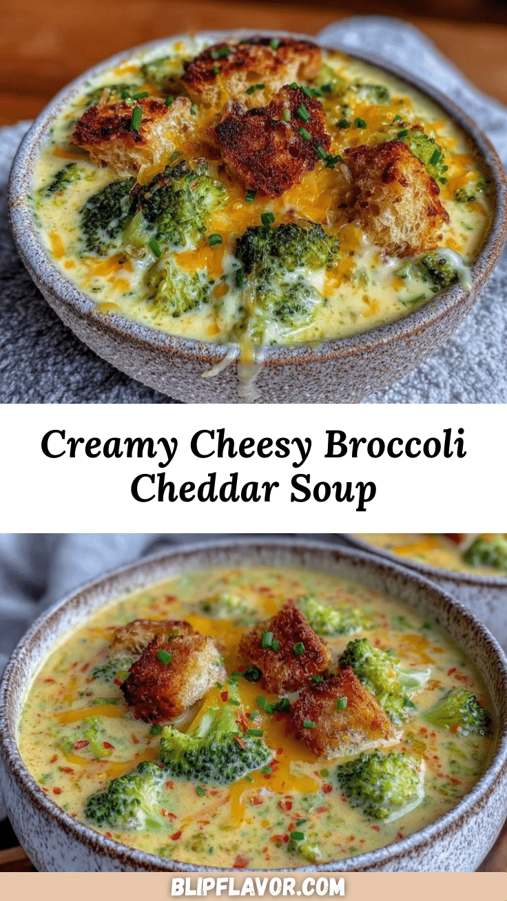 creamy broccoli cheddar soup recipe
