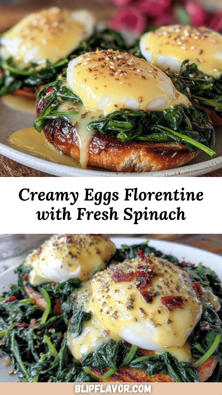 creamy eggs florentine recipe