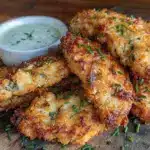 crispy baked chicken tenders - featured image