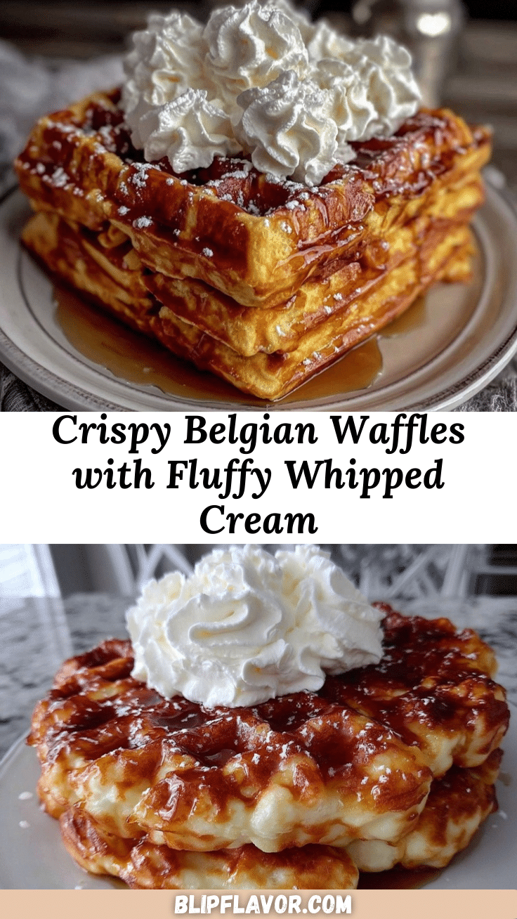 crispy Belgian waffles recipe
