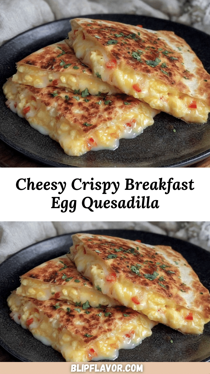 crispy breakfast quesadilla recipe