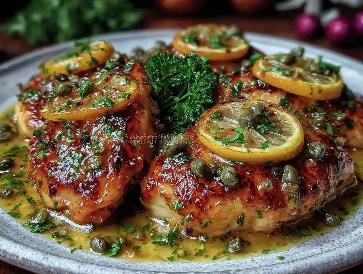 crispy chicken piccata preparation steps