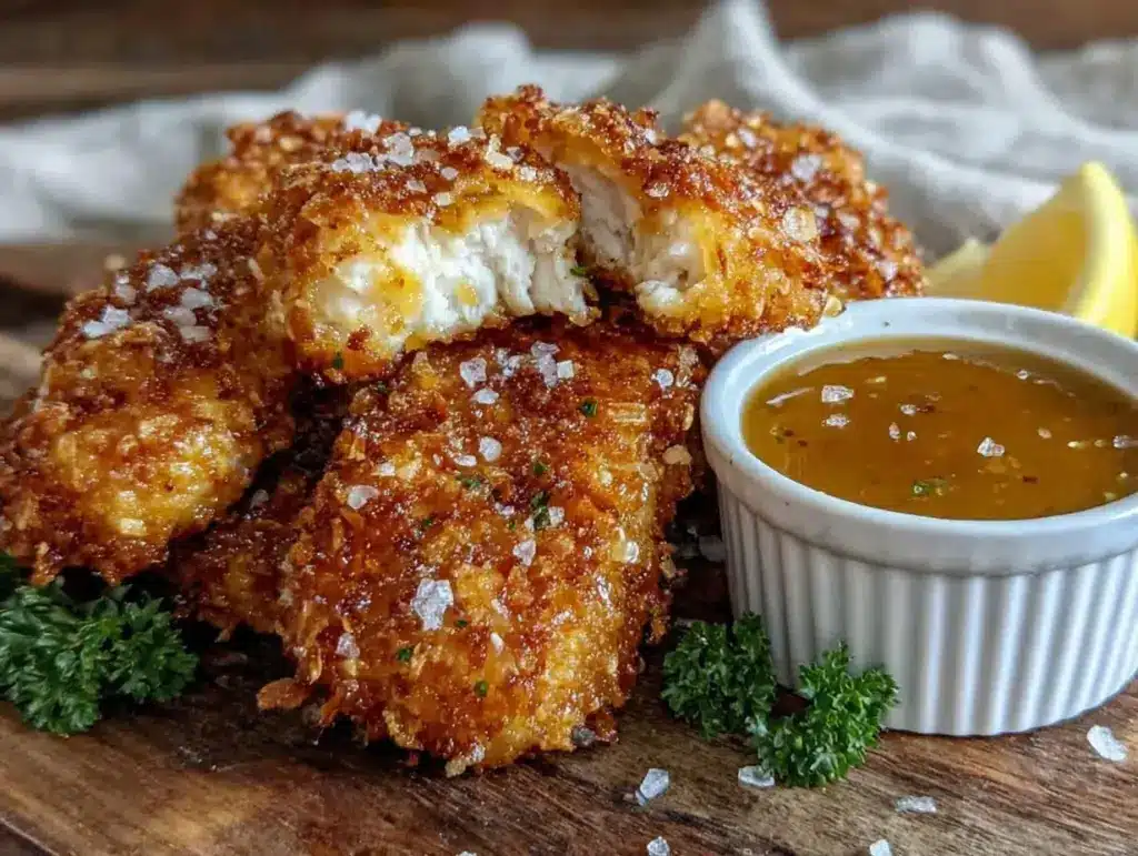 crispy chicken tenders recipe - featured image
