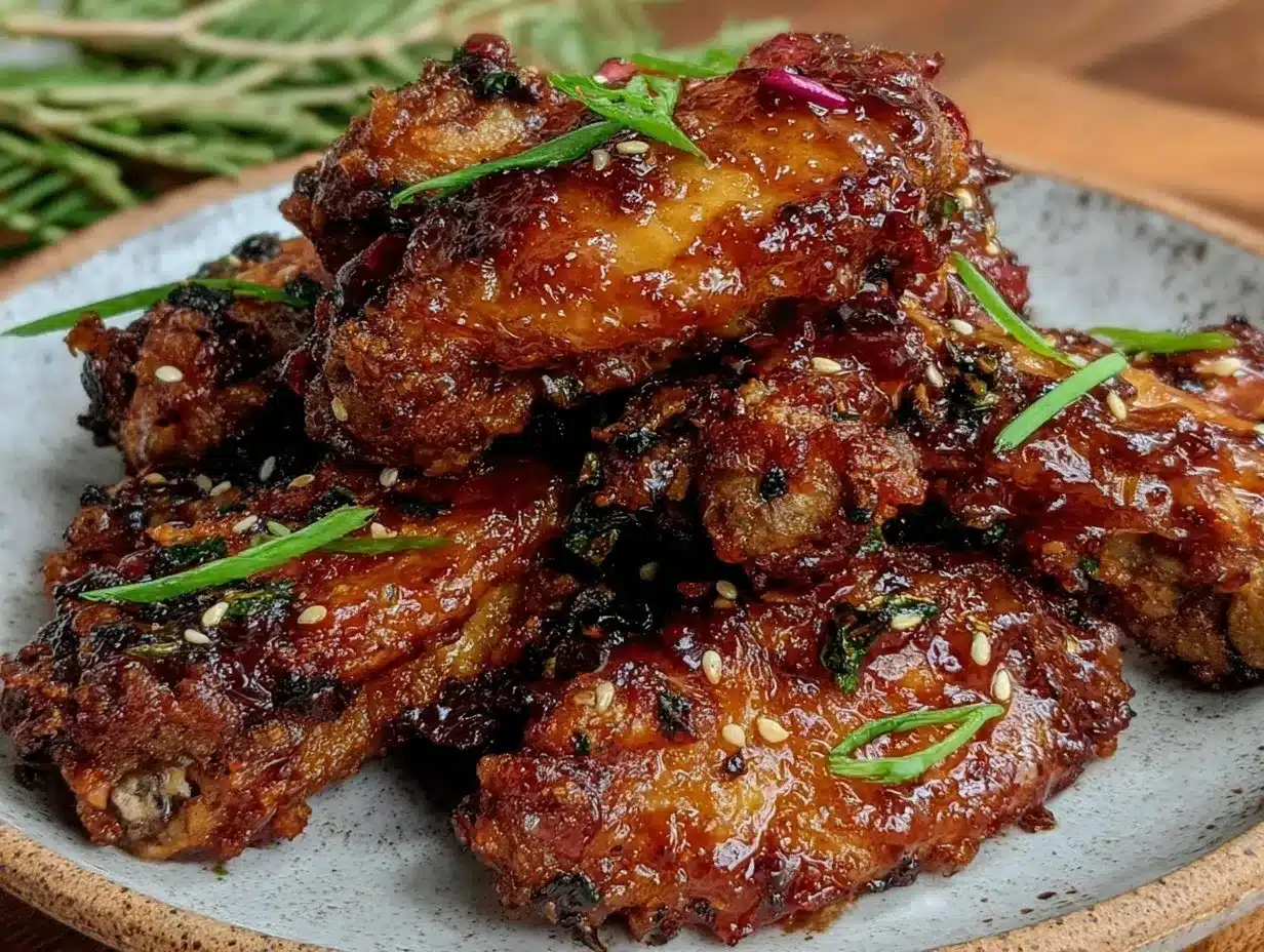 crispy chinese five-spice chicken wings preparation steps