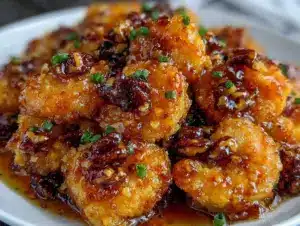 crispy honey walnut shrimp - featured image