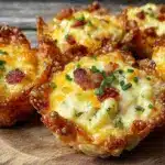 crispy jalapeño popper wonton cups - featured image