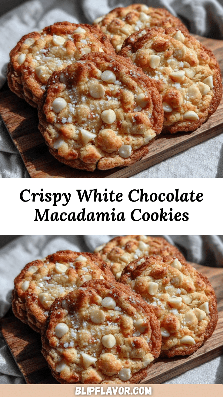 crispy white chocolate macadamia nut cookies recipe