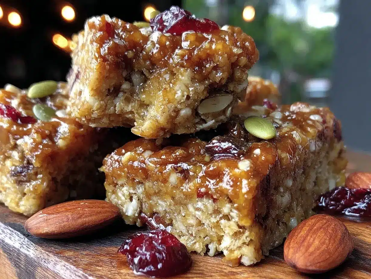 easy chewy homemade granola bars preparation steps