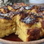 easy cinnamon french toast casserole - featured image