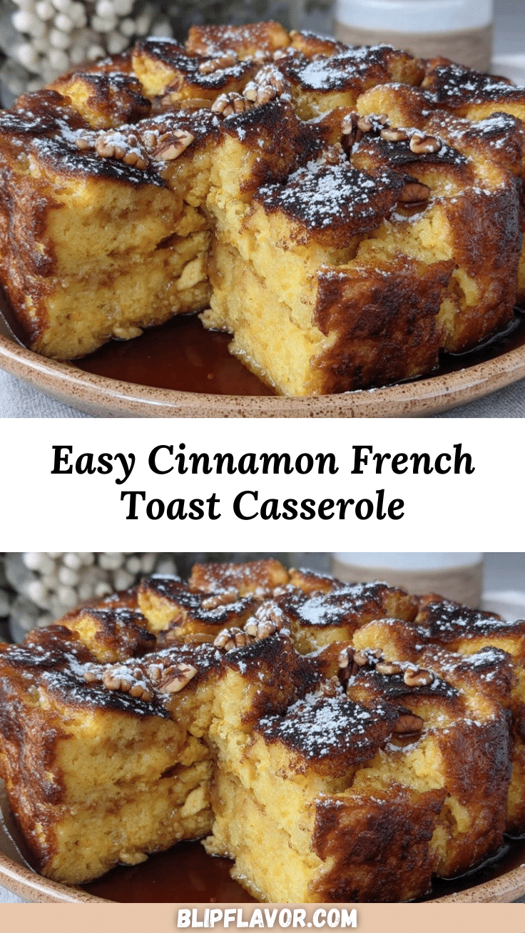 easy cinnamon french toast casserole recipe