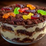 easy creamy dirt cake - featured image