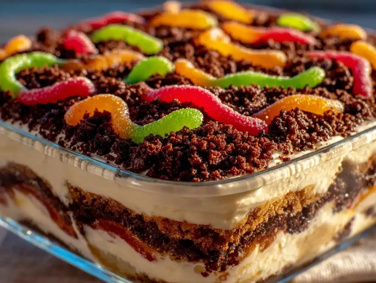 easy creamy dirt cake preparation steps