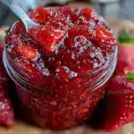 easy homemade strawberry jam recipe - featured image