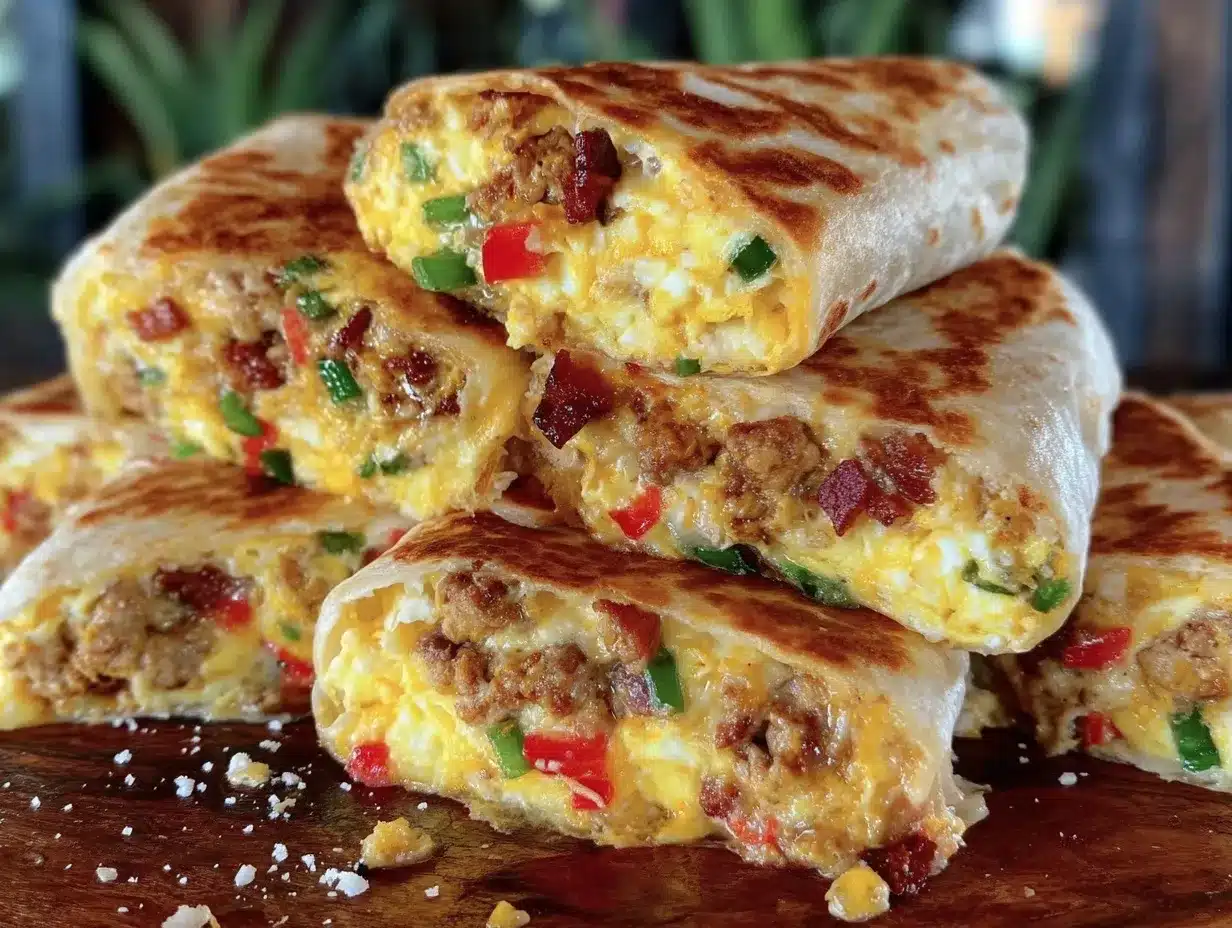 easy make-ahead breakfast burritos preparation steps
