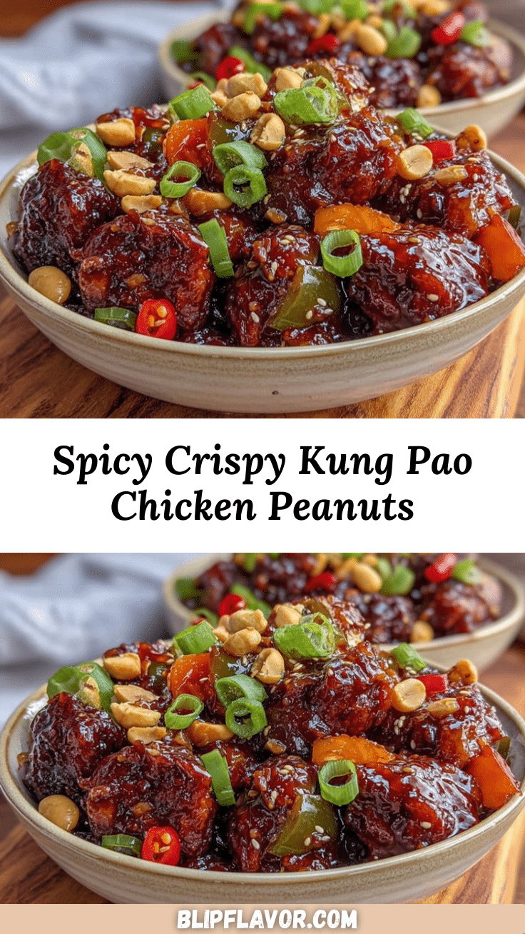 Flavorful Kung Pao Chicken with Peanuts recipe
