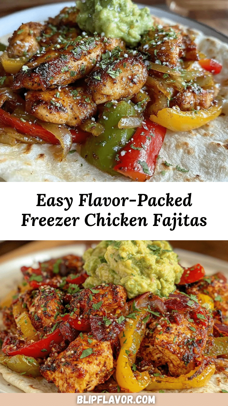freezer chicken fajitas recipe