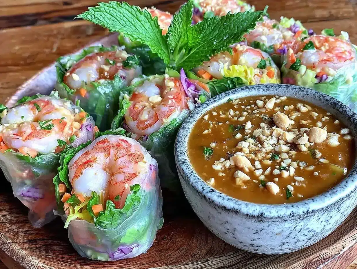 fresh vietnamese spring rolls preparation steps