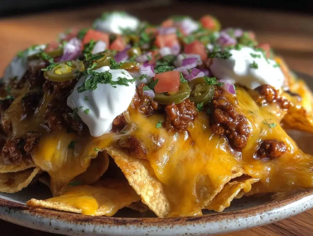 loaded chili nachos supreme - featured image
