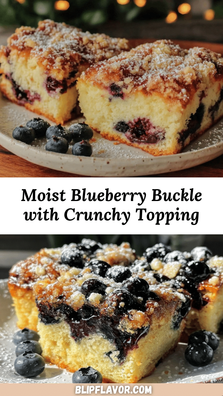 moist blueberry buckle recipe
