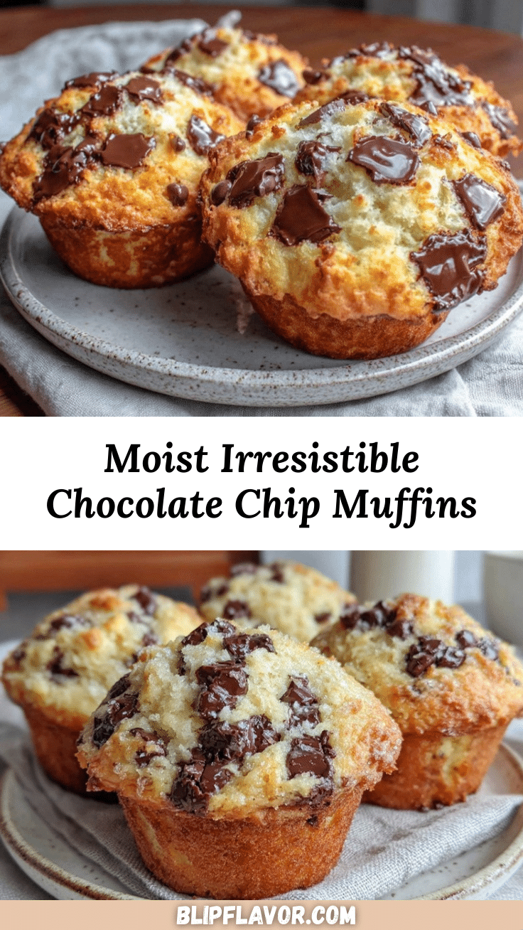 moist chocolate chip muffins recipe