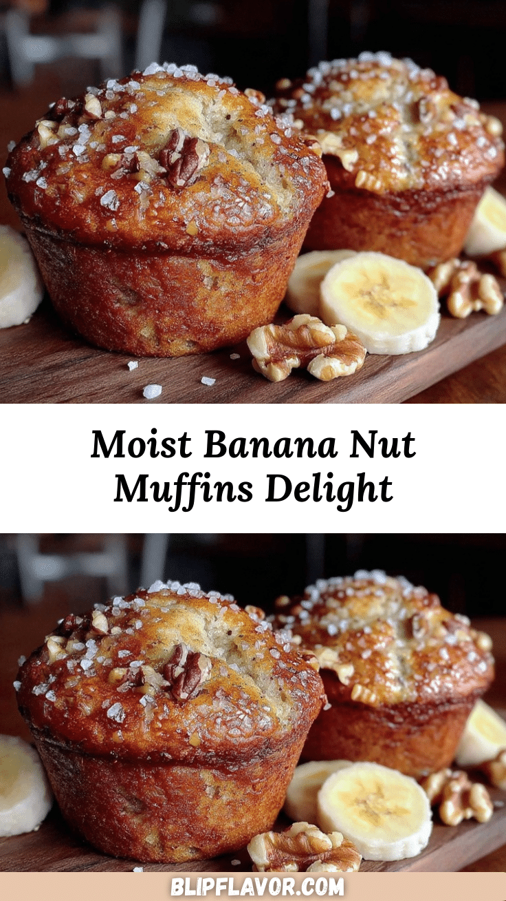 moist homemade banana nut muffins recipe