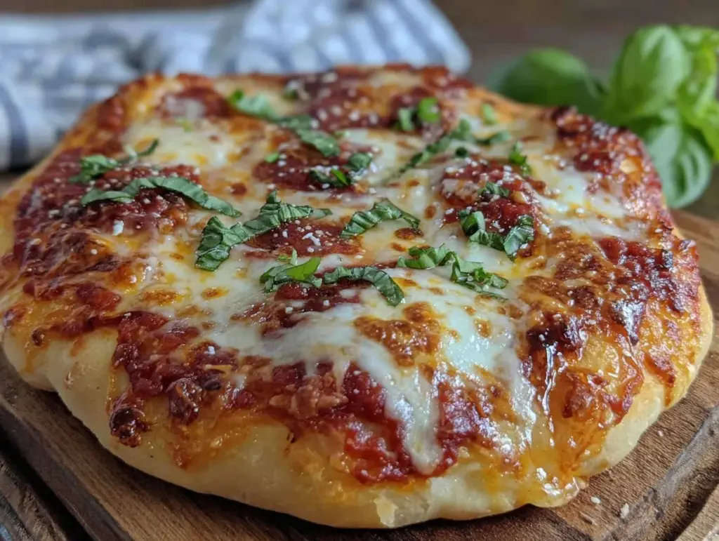 perfect crispy Margherita pizza recipe - featured image