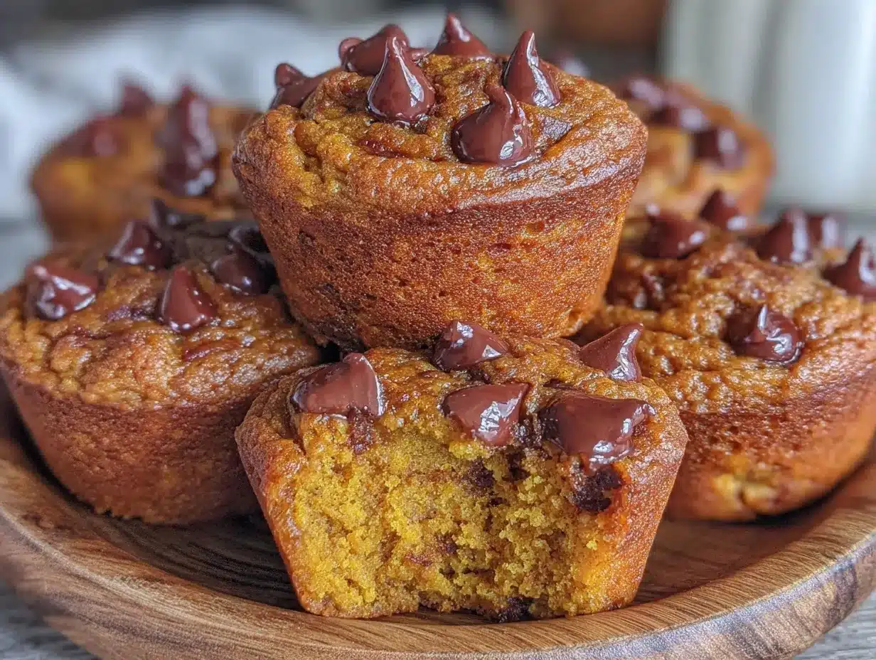 pumpkin chocolate chip muffins preparation steps