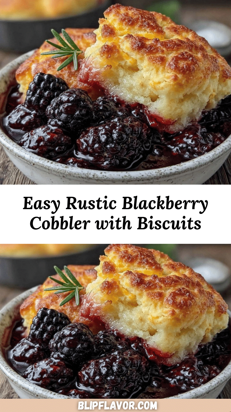rustic blackberry cobbler recipe