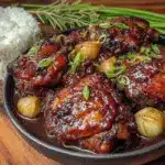 savory chicken adobo - featured image