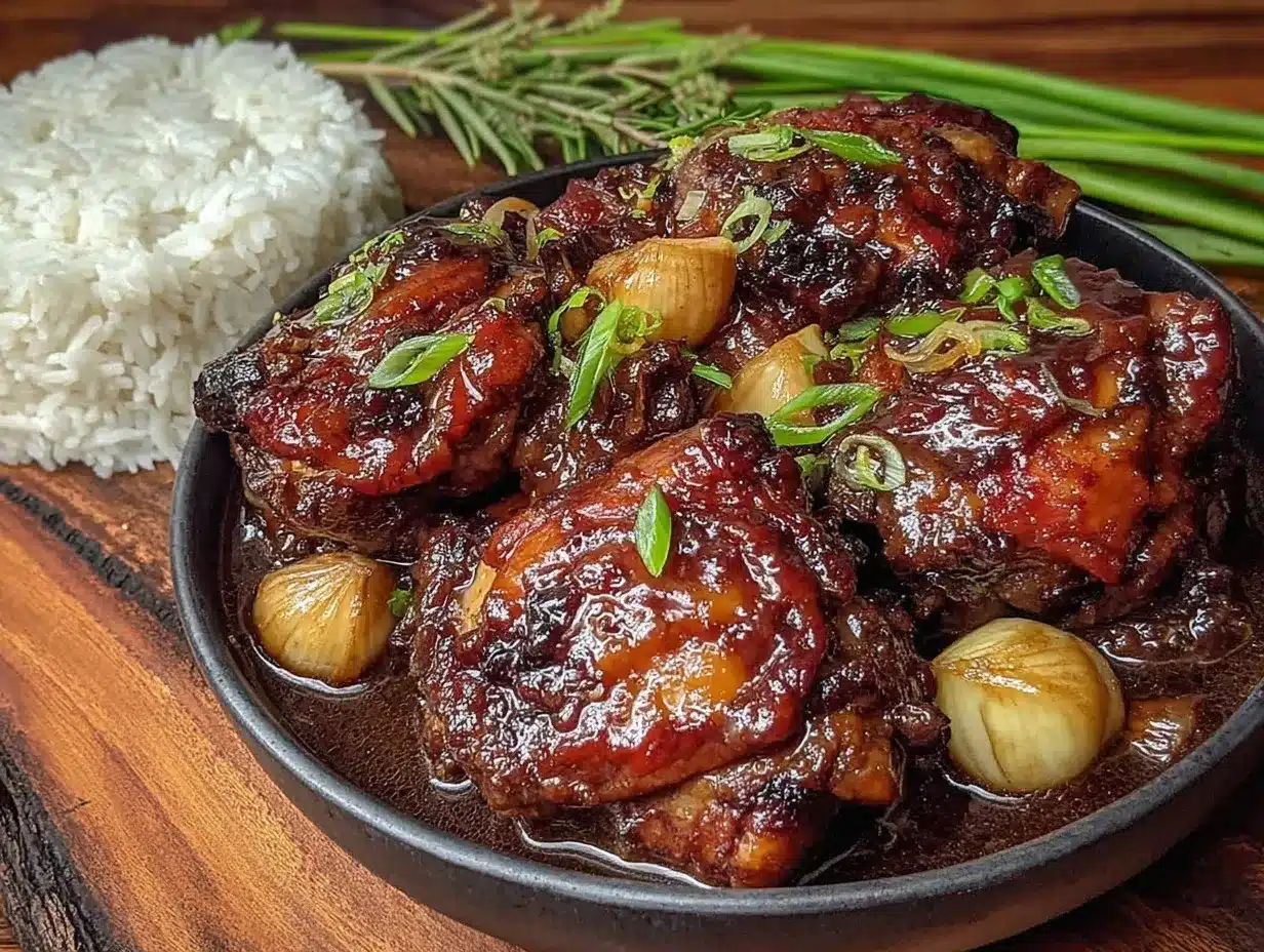 savory chicken adobo preparation steps