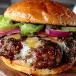 savory grilled hamburgers - featured image