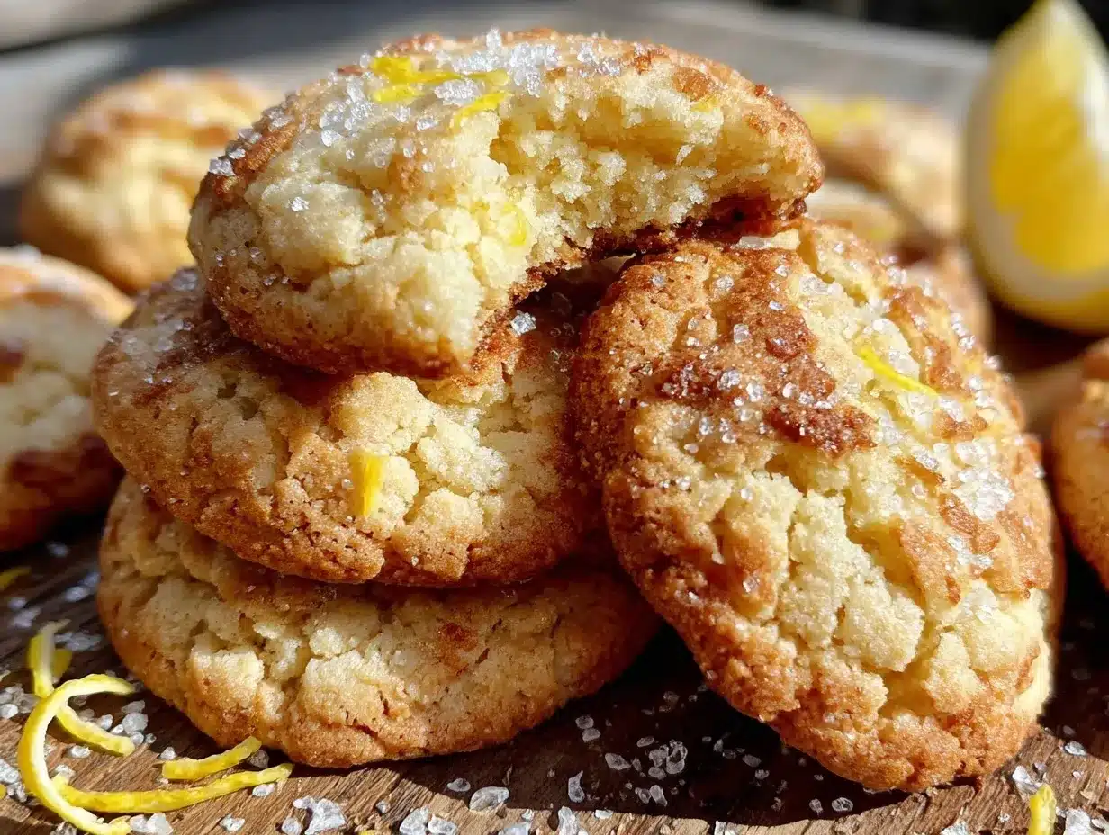 soft zesty lemon sugar cookies preparation steps